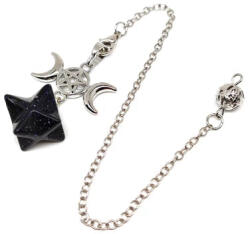 MyVanilla Ásvány Inga merkaba istennő Goldstone kék 2x2cm