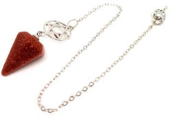 MyVanilla Ásvány Inga hatlap csillag Goldstone vörös 1, 5x2, 5cm