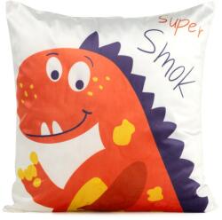 Takoy DESIGN 91 Bársony díszpárnahuzat KIDS 8B sárkány motívummal