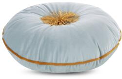 Takoy Bársony kerek párna töltettel, arany bojttal és szegéllyel