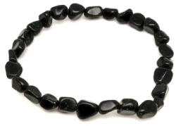 MyVanilla Ásvány Goldstone zöld pebble karkötő AB 6-10mm