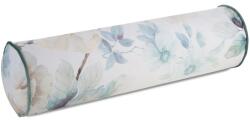 Takoy PRÉMIUM párna henger alakú ALINE puha bársonyból, töltettel és tavaszi virágmotívummal