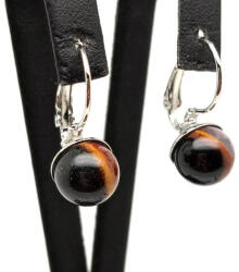 MyVanilla Ásvány Fülbevaló golyó sardonyx záras 10-10, 5mm