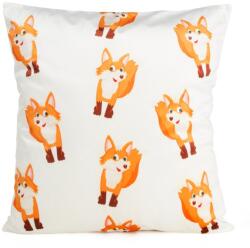 Takoy DESIGN 91 Bársony díszpárnahuzat KIDS 9B vicces rókák motívummal