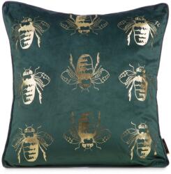 Takoy Bársony díszpárnahuzat szimmetrikus méhecskék mintával