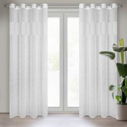 Takoy Sötétítő függöny VICKY etaminból öko stílusú felső részén díszcsíkkal 140 x 250 cm