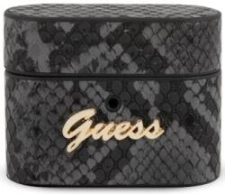 Guess Husă Guess GUACAPPUSNSMLBK pentru AirPods Pro, neagră, Python Collection (GUACAPPUSNSMLBK)