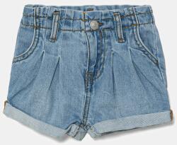 Levi's gyerek farmer rövidnadrág PLEAT PAPER BAG SHORT sima, 1EM255 - kék 74 - answear - 9 990 Ft