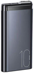 USAMS Powerbank PB55 10000mAh 2xUSB LED kijelző szürke 10KCD14801 (US-CD148) alumínium