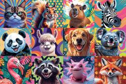 Trefl - Puzzle Funny Animal Portraits - 300 piese