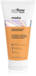 So!flow Frizzy and Dry Hair Protein-Emollient Mask kisimító maszk töredezés ellen 200 ml