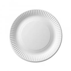  Papírtálca kerek átmérő 18 cm 100 db/csomag fehér (14521) (14521)