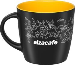 AlzaCafé AlzaCafé, kerámia, 320 ml - fekete (AC-MC-35M01B)
