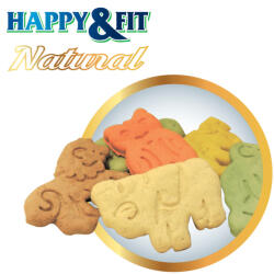 Happy&Fit Natural Állatfigurás Keksz - 10 kg