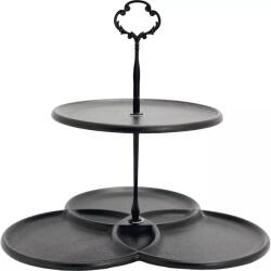 Cosy & Trendy Ellips két szintes fém tálalóállvány, Magasság: 260 mm, Hossz: 280 mm, Szélesség: 270 mm