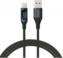 SAVIO USB 2.0 Type C Átalakító Fekete 1m CL-172 (CL-172)