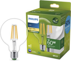 Philips LED 60 W, G95, E27, 2700 K, CL UE SRT4