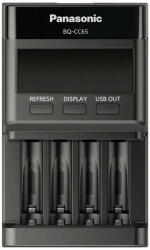 Panasonic Eneloop BQ-CC65E 2/4db AA/AAA gyors akkutöltő (356151)