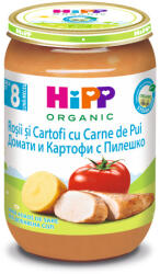 Hipp Био пюре Hipp - Домати и картофи с пилешко месо, 220 g (6510)