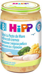 Hipp Био пюре Hipp - Макарони с морска риба в сметанов сос и броколи, 220 g (6550)