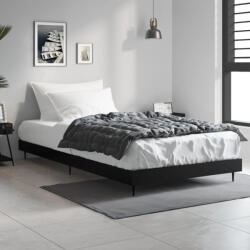 vidaXL fekete szerelt fa ágykeret 90 x 190 cm (VD832302)