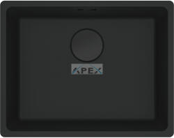 Franke Maris MRG 210-52 A Black collection matt fekete gránit mosogatótálca szintbe építhető távvezérlővel (135.0683. 051)