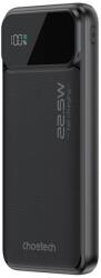 Choetech B728 Powerbank USB-A + USB-C / 10000mAh 22.5W - Fekete (B728) (B728)