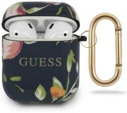 Guess Floral Apple Airpods 1/2 Tok - Fekete/Mintás (GUACA2TPUBKFL03) (GUACA2TPUBKFL03)