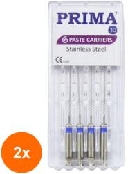Prima Set 2 x 4 Ace Endodontice Lentullo, Nr. 30 Albastre, 25 mm, pentru Canal Radicular, Prima (TEV-2xVTR-0630-30-ABS)
