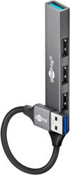 Goobay 74456 USB-A 3.0 HUB 4-port - Szürke (74456) (74456)