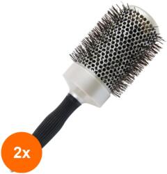 Vetro Design Set 2 x Perie Coafat Ionic-Ceramic, Diametru 63/89 mm, Lungime 25 cm