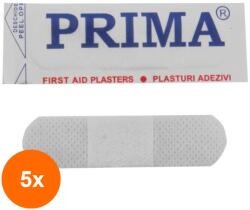 Prima Set 5 x 100 Plasturi Hipoalergenici din Hartie, 19 mm x 72 mm, Prima, pentru Piele Sensibila (TEV-5xVTR-0192)
