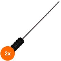 Prima Set 2 x 10 Ace Endodontice Tire-Nerfs, Marimea 40 Negre, 21 mm, pentru Extractie Pulpa Dentara, Prima (TEV-2xVTR-0982-40-NEG)