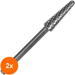 Prima Set 2 x Capat Freza Conic din Carbid, 4 x 13.5 mm, Marime M, Prima (TEV-2xVTR-1710-06S-M)