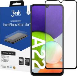 3mk Protection HardGlass Max Lite edzett üvegfólia 9H Fekete Samsung Galaxy A22 4G (3MK2333BLK) (3MK2333BLK)