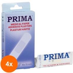Prima Set 4 x 20 Plasturi Hipoalergenici din Hartie, 19 mm x 72 mm, Prima, pentru Piele Sensibila (TEV-4xVTR-0192-20)