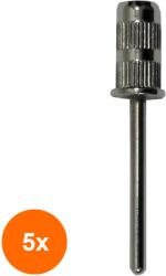 Vetro Design Set 5 x Capat Freza Mandrina 4 x 14 mm pentru Role Abrazive, Suport Metalic Universal (TEV-5xVTR-1716)