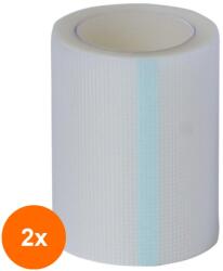 Prima Set 2 x 12 Leucoplast Transparent, 5 cm x 4.5 m, Hipoalergenic, Medicinal, pentru Fixarea Pansamentelor, Prima (TEV-2xVTR-0212-12)