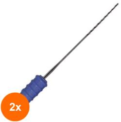 Prima Set 2 x 10 Ace Endodontice Tire-Nerfs, Marimea 30 Albastre, 21 mm, pentru Extractie Pulpa Dentara, Prima (TEV-2xVTR-0982-30-ABS)