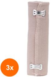 Vetro Design Set 3 x Bandaj Elastic Compresiv, 15 cm x 4.5 m, cu Cleme Metalice, Alinta Natur (TEV-3xVTR-0160-150)