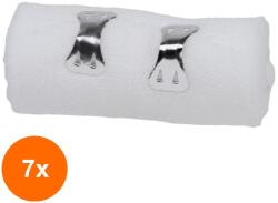 Prima Set 7 x Fasa Elastica Pansament, Prima, cu Cleme, 12cm x5M (TEV-7xVTR-1117-12x5)