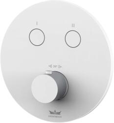 Kronenbach Smart Push kád és zuhany csaptelep süllyesztett z termosztáttal fehér 19044002WM (19044002WM)