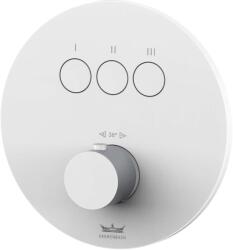 Kronenbach Smart Push kád és zuhany csaptelep süllyesztett z termosztáttal fehér 19044003WM (19044003WM)
