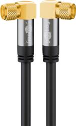 Goobay 70589 Type-F antenna kábel 10m - Fekete (70589) (70589)