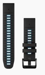 Garmin QuickFit óraszíj szilikon 22mm fekete/kék (010-13280-05) (010-13280-05) (010-13280-05)