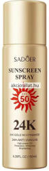 Sadoer 24K Gold & Niacinamide fényvédő spray SPF50+ 150ml
