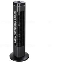 Stilo fekete Oszlopventilátor 50W, 220-240V, 73, 5cm magas, időzítővel, 3 fokozatú, oszcilláló funkció, 1, 6m vezetékkel STI1828 (STI1828)