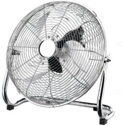 Stilo Alumínium nagy teljesítményű padlóventilátor 80W, 220-240V, 16 coll átmérő, 3 fokozatú, 1, 6m vezetékkel, krómozott állvánnyal STI1829 (STI1829)