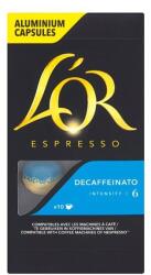 L'OR Kávékapszula L`OR Ferrari Decaffeinato koffeinmentes Nespresso kompatibilis 10 kapszula/doboz (4 029 379) - vectraline