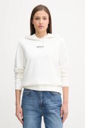 Tommy Hilfiger pamut melegítőfelső fehér, nyomott mintás, kapucnis, DW0DW20943 - fehér XS